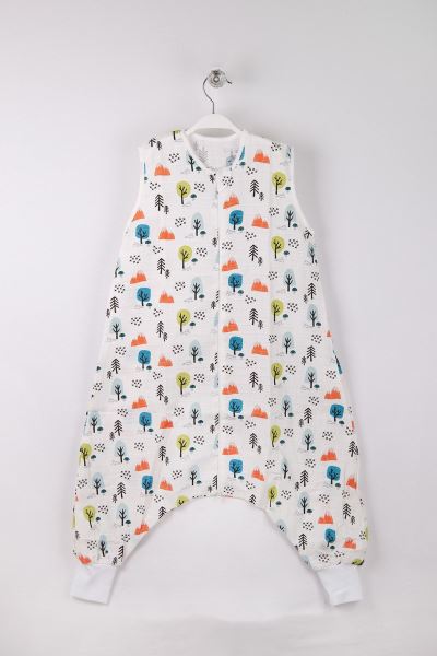 Bebek / Çocuk  Müslin Uyku Tulumu %100 Pamuk YEŞİL